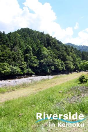 京都府京都市右京区京北下黒田町「売土地」☆川に隣接！ 京都市右京区京北下黒田町